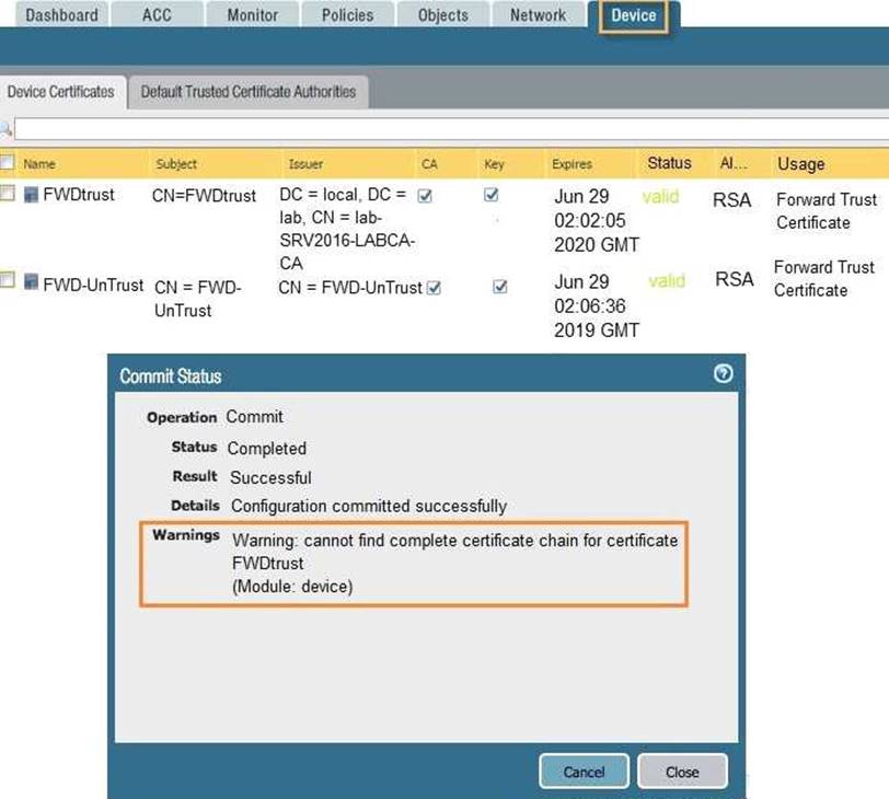 Reliable PCNSE Exam Answers